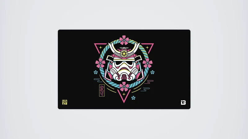 Weltraumsoldat Samurai Vaporwave