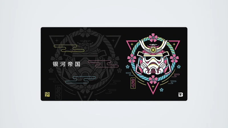 Weltraumsoldat Samurai Vaporwave