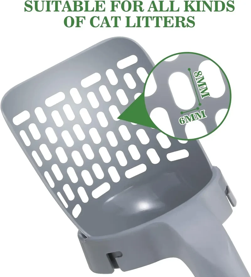 Cat Supplies Cat Litter Scoop with Refill Reusable Pet Cleaning Tool Cat Toilet Waste Cleaner Cat Litter Box Special