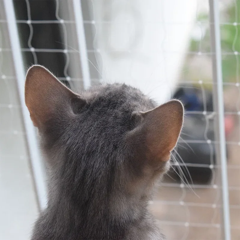 New Pet Protective Cover Cat Dog Net Plastic Nylon Steel Wire Grid Garden Balcony Safety Fall Prevention Netting Pet Products