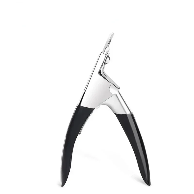 Professional U-Shaped False Nail Cutter, Straight Edge Fake Nail Tip Clipper, Manicure Pliers Nail Capsule Guillotine Tool