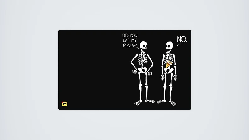 Hast du meine Pizza gegessen?