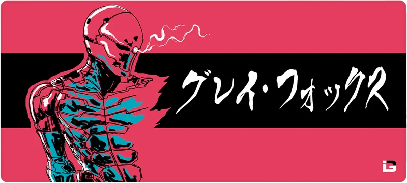 Grauer Cyborg - Rosa Puls