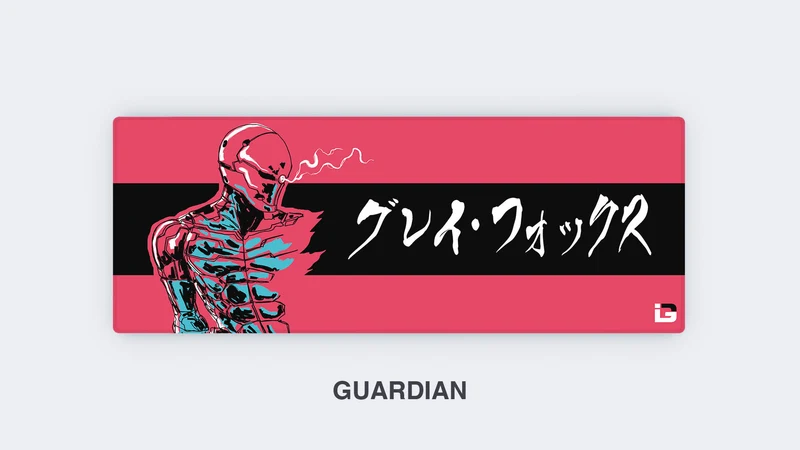Grauer Cyborg - Rosa Puls