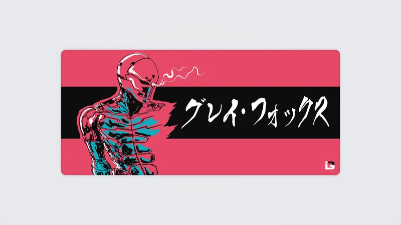 Grauer Cyborg - Rosa Puls