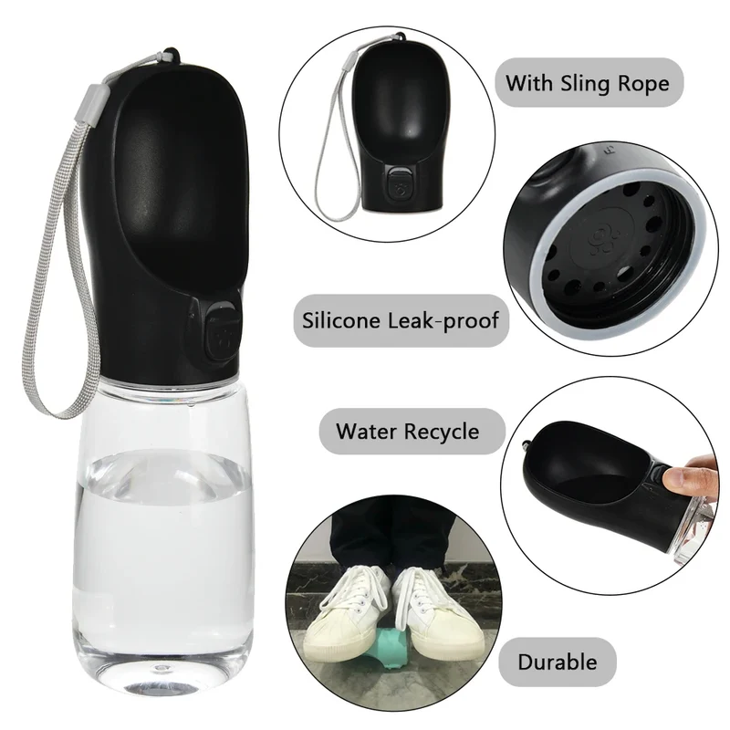 Portable Dog Water Bottle Pet Travel Water Drinker For Small Big Dogs Cat Outdoor Walking Puppy Drinking Bowl Chihuahua Supplies