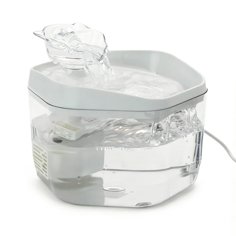 Cat Fountain 1.2L/42.23fl oz Cat Water Dispenser Pet Drinking Fountain, USB Powered - Suitable for Cats/Small to Medium Dogs