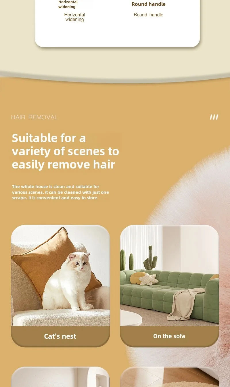 Multifunctional Pet Curler Portable Washable Hair Removal Brush Efficient Household Dog and Cat Roller Hair Stick Tool