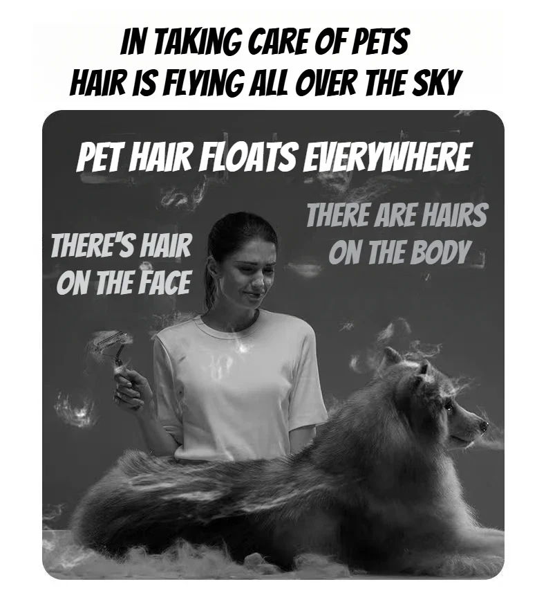 Pet multi-functional hair trimmer dog vacuum set all-in-one machine pet beauty device vacuum cleaner hair clipper