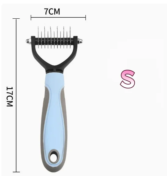 Professional Pet Deshedding Brush Dog Hair Remover Pet Fur Knot Cutter Puppy Cat Comb Brushes Dogs Grooming Shedding Supplies
