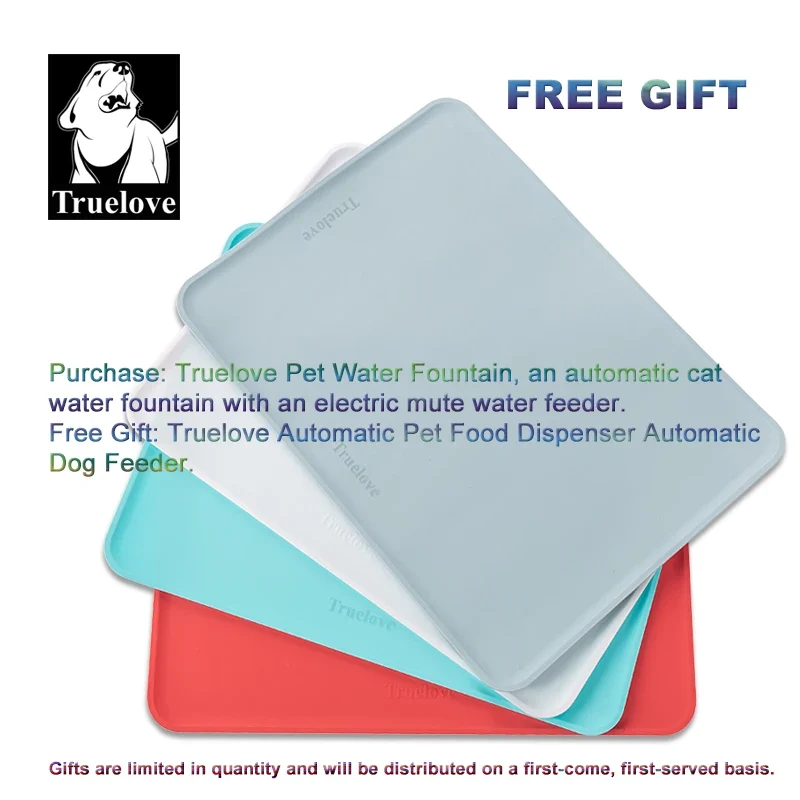 Truelove Pet Water Fountain Automatic Cat Water Fountain Electric Mute Water Feeder USB Dog Drinker Bowl Pet Drinking Dispenser