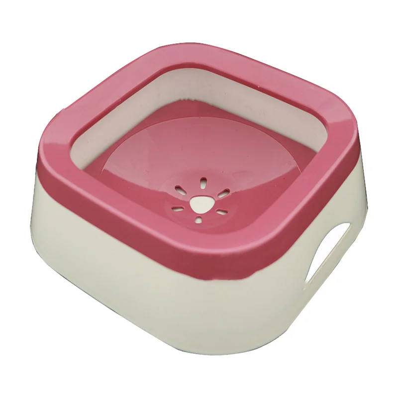 Anti-splash Water Bowl For Dogs 1L Large Capacity Drinker Drinking Bowls Dog Waterer For Puppy Cat Pet Accessories