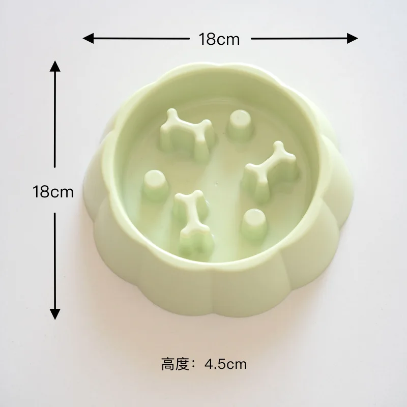 Pet Supplies Color Slow Feeder Cat Bowl Anti-choking Plastic Dog Puzzle Food Bowl, Dog Water Basin For Anxiety Relief