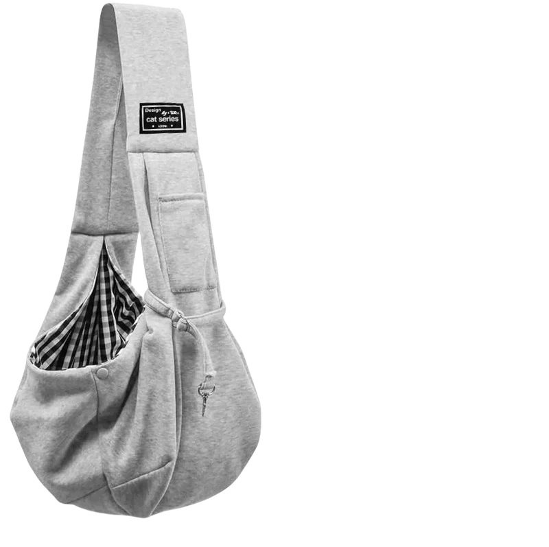 Cotton Comfortable Dog Bag Pet Out Crossbody Shoulder Bag Outdoor Travel Portable Cat Puppy Sling Bag Pet Carrying Supplies