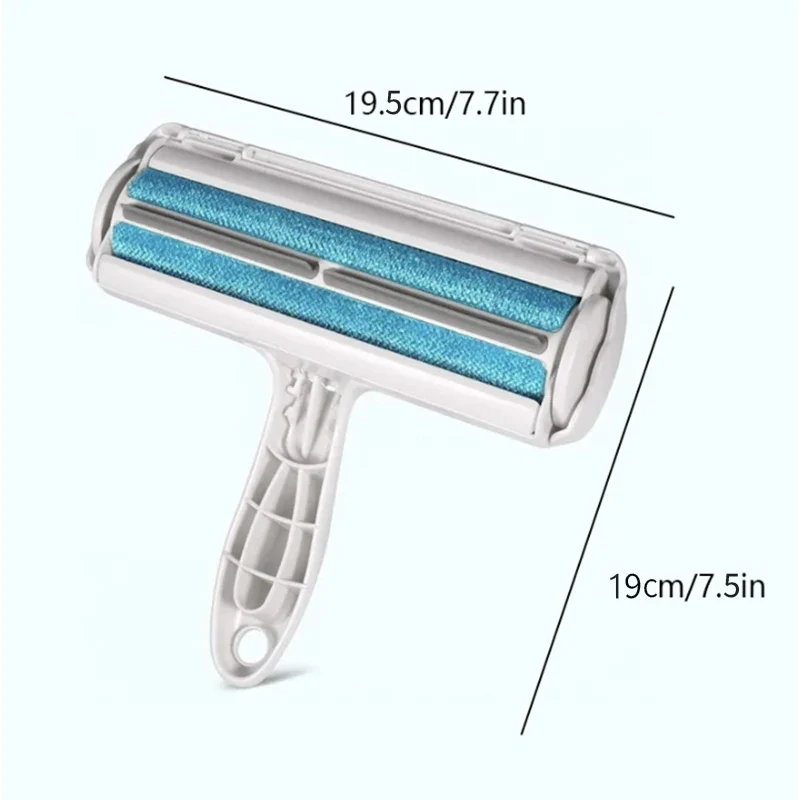Pet Hair Remover for Cats and Dogs Reusable Self-Cleaning Cotton Plush Roller Set Suitable for Beds Sofas Carpets Cat Beds