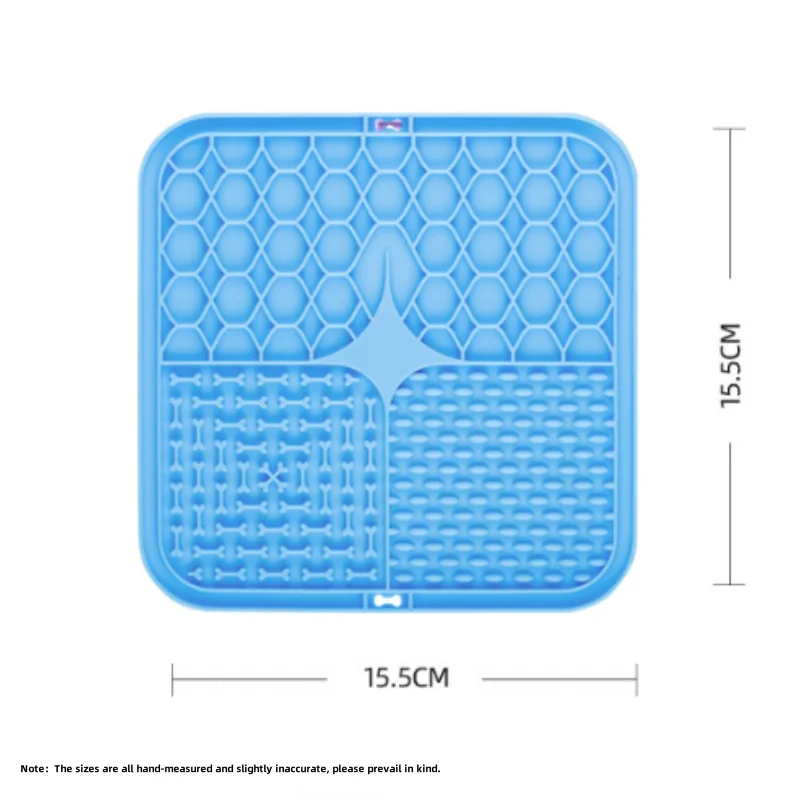 Pet Lick Silicone Mat Dogs Pet Slow Food Plate for Dog Bathing Distraction Silicone Dog Sucker Food Training Dog Feeder Supplies