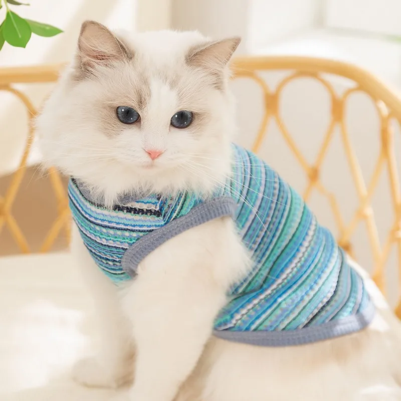 Breathable Mesh Pet Dog Vest Dog Summer Clothes Thin Cooling T Shirt Chihuahua Bichon Costume Cat Clothing Girls Puppy Shirt New