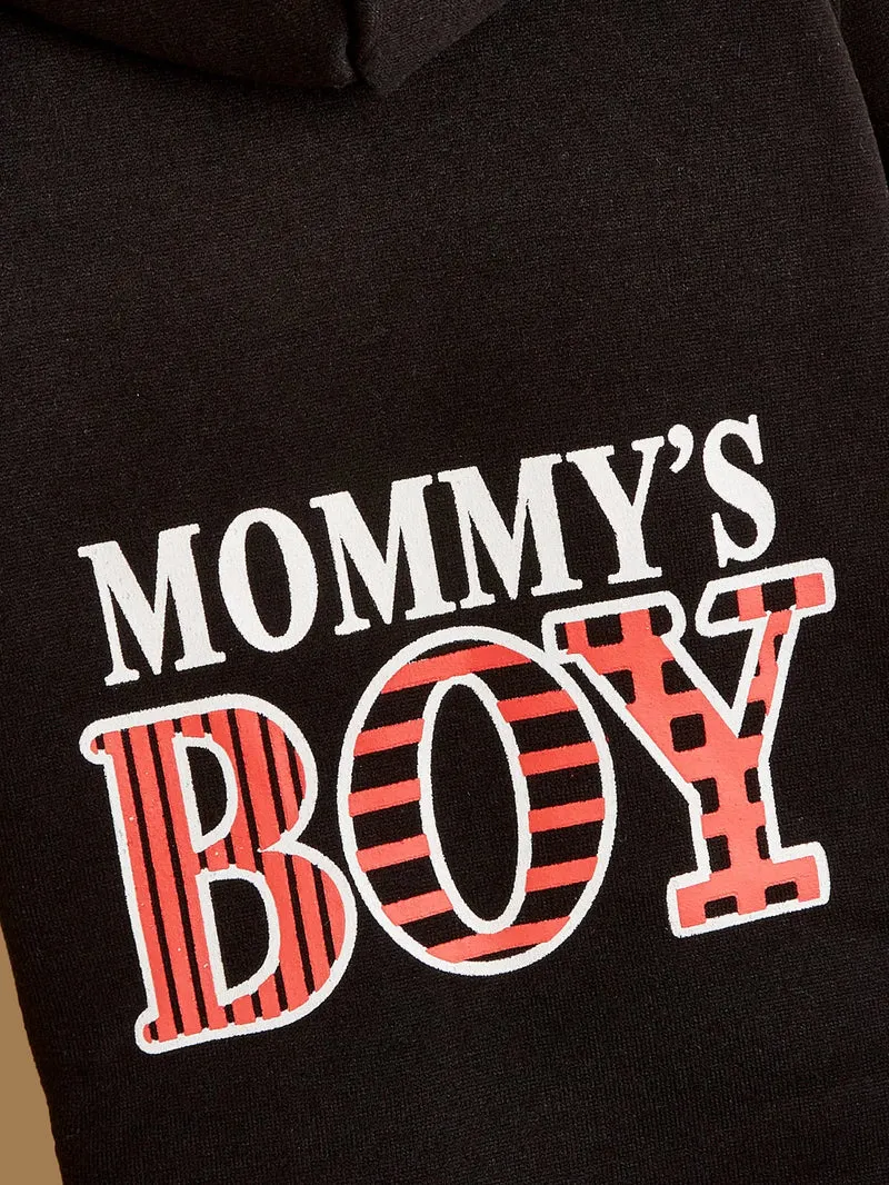 Pet Clothes for Dog Cat Puppy Hoodies Coat MOMMY'S BOY Sweatshirt Dog Outfits for Small Medium Dog Cat