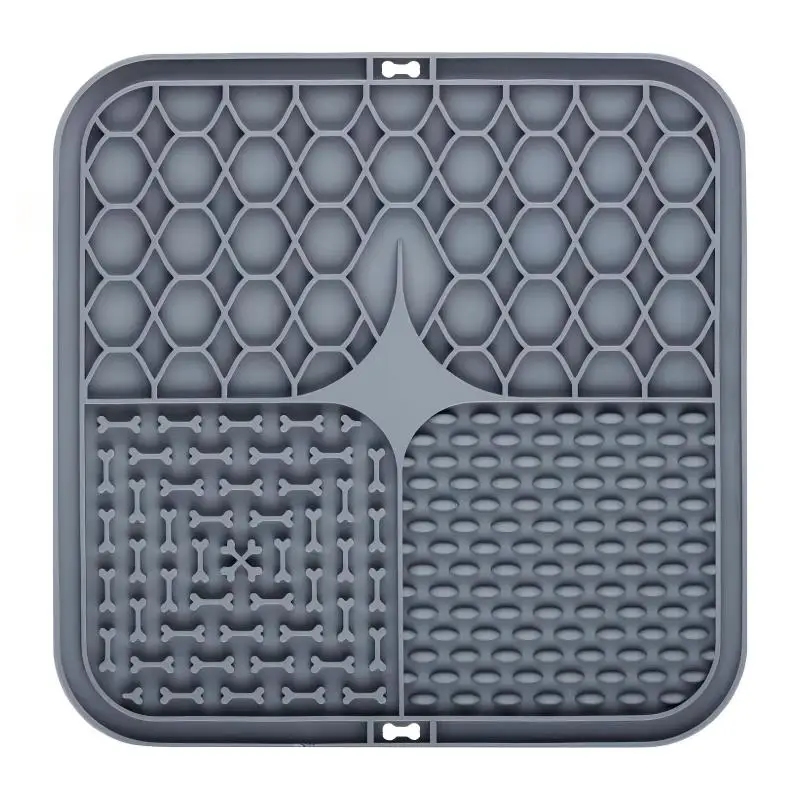 Pet Lick Silicone Mat Dogs Pet Slow Food Plate for Dog Bathing Distraction Silicone Dog Sucker Food Training Dog Feeder Supplies