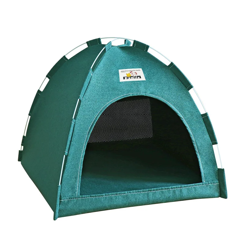 Foldable Cat House Pet Tent Four Seasons Universal Cat and Dog Pet Nest Summer Cool Mat Outdoor Portable Foldable Breathable