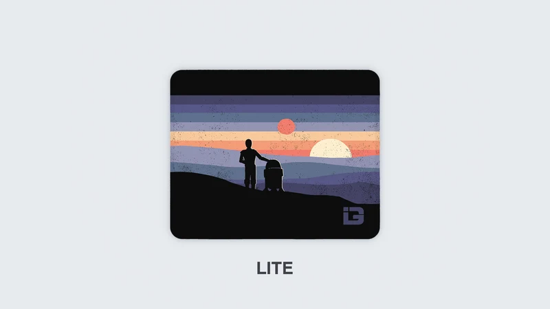 Droiden bei Sonnenuntergang