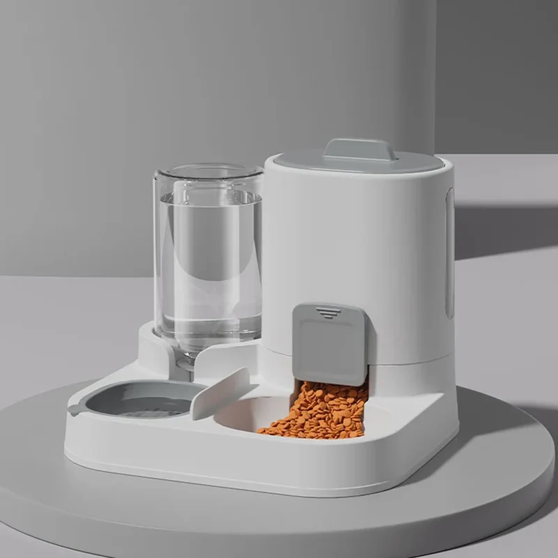 Dual Bowl for Dog & Cat - Food Bowl + Water Bowl, Spill-Proof Pet Feeding Supplies, Non-Slip Design for Small/Medium/Large Pets
