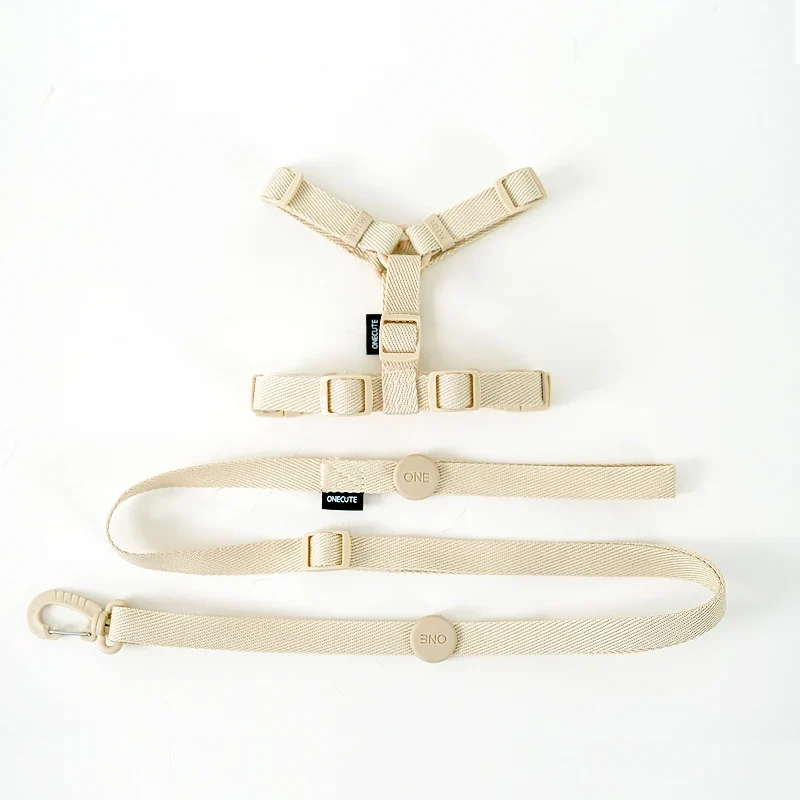 Dog Harness Dog Collar Dog Leash Macarone Color Cat Accessories Pet Small Dog Accessories Small Dog Harness Dog Supplies