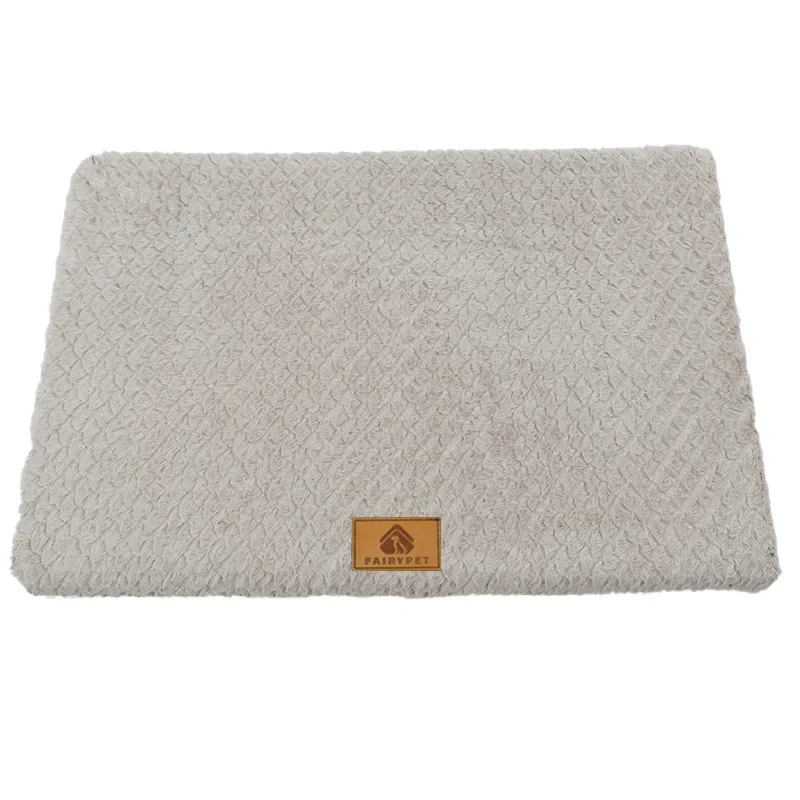 Memory Foam Pet Bed with Removable Washable Faux Fur Cover Orthopedic Waterproof Dog Bed for Crate Anti-Slip Bottom Dog Beds