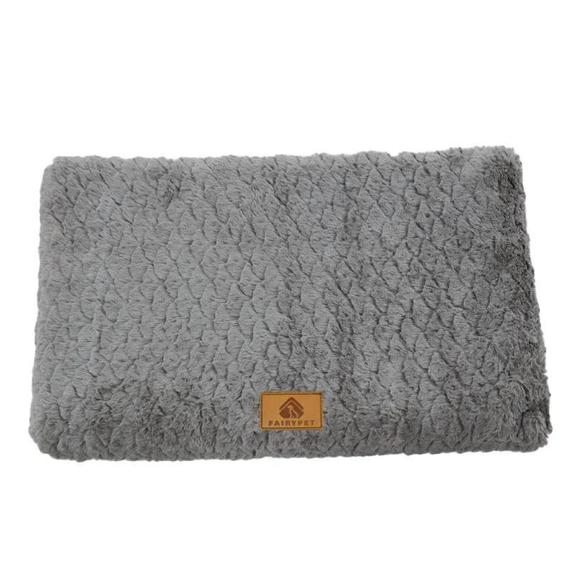 Memory Foam Pet Bed with Removable Washable Faux Fur Cover Orthopedic Waterproof Dog Bed for Crate Anti-Slip Bottom Dog Beds