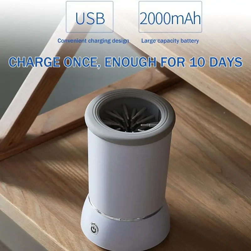 Portable Dog Paw Washer Automatic Pet Paw Cleaner Electric Paw Massager USB Rechargeable Designed for Small to Medium Dogs Cats