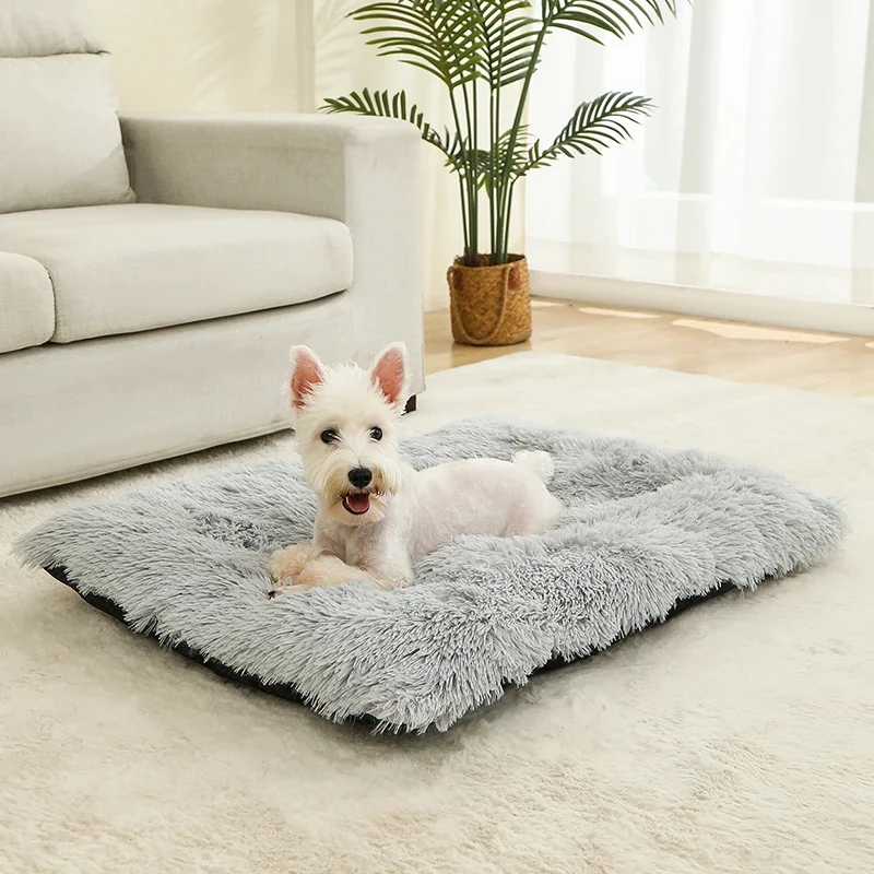 Soft Dog Beds House Soft Long Plush Best Pet Dog Bed For Dogs Basket Pet Products Cushion Cat Bed Cat Mat Animals Sleeping Sofa