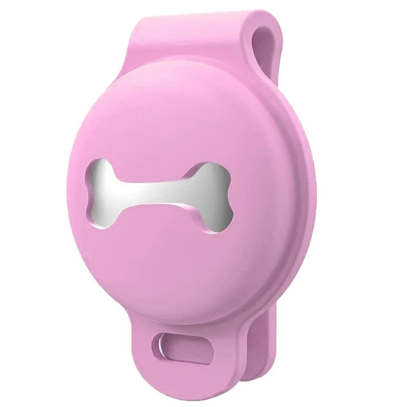 Air-tag Dog Collar Holder Protective Cases for GPS Dog Silicone Air Tag Cover for MAX Wide 1.4" Pet Collar