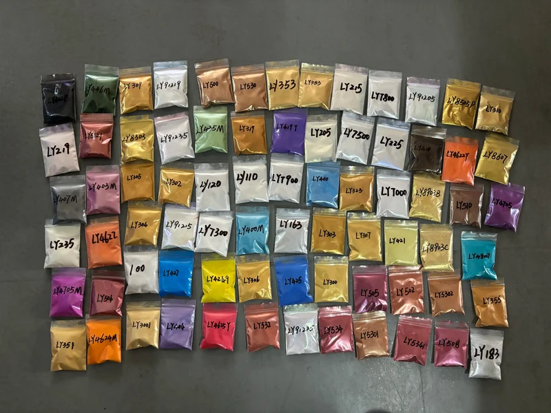 Skin Safe Cosmetic Grade Mica Powder Shimmer Glitter Pearl Pigment for Face Eye Lip Cosmetics Epoxy Resin Crafts