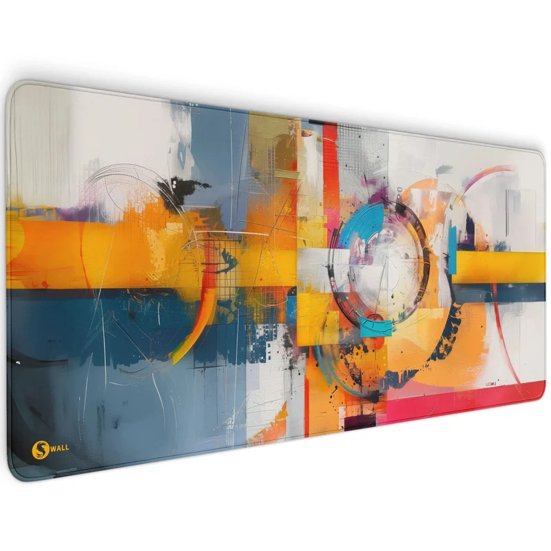 Gaming Mauspad XXL Modern Art Abstract 90x40 | 80x30 | 45x40 cm 4mm Premiumdicke