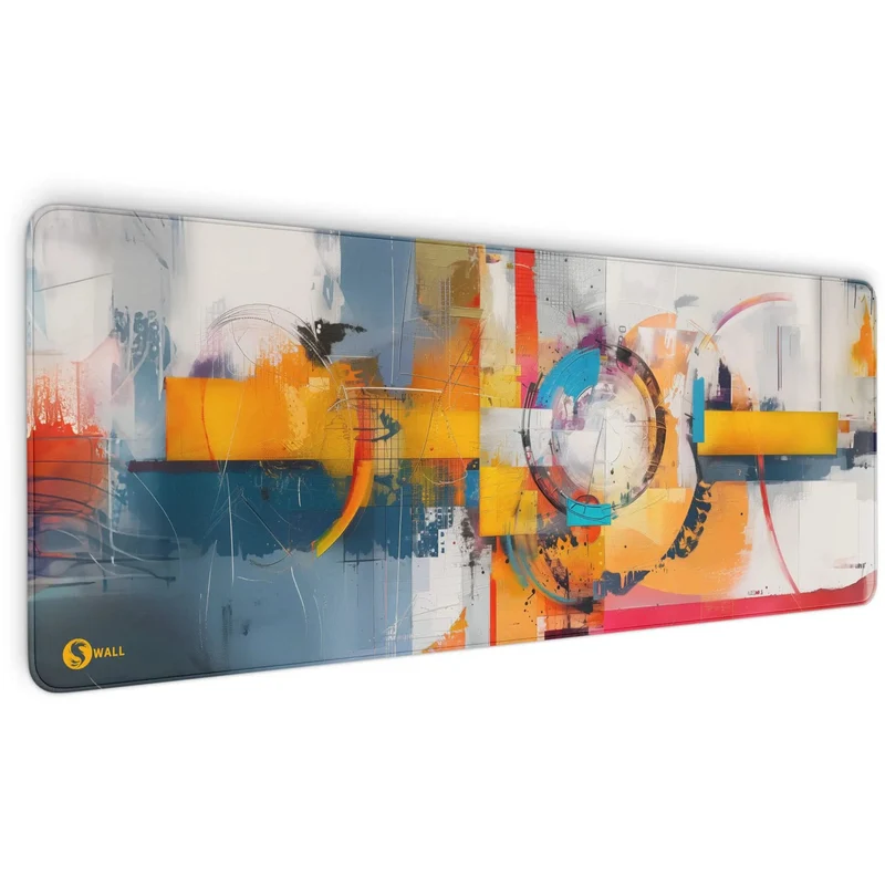 Gaming Mauspad XXL Modern Art Abstract 90x40 | 80x30 | 45x40 cm 4mm Premiumdicke