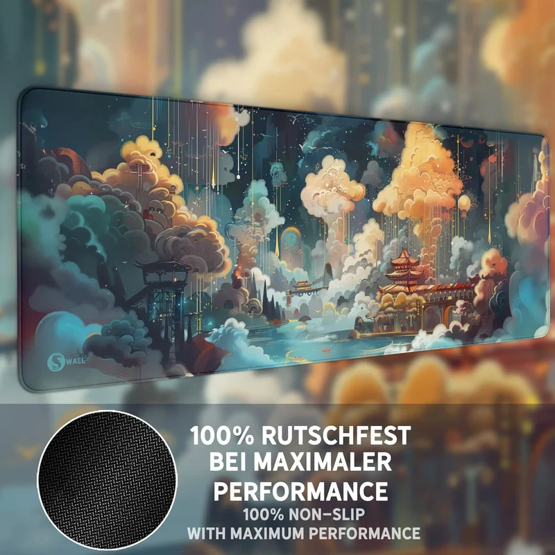 Gaming Mauspad XXL Dreamy Asia Premium 4mm rutschfest