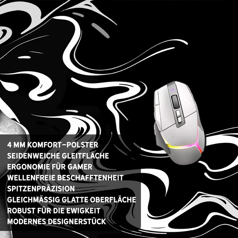 Gaming Mauspad XXL Ink Girl Premium 4mm dick