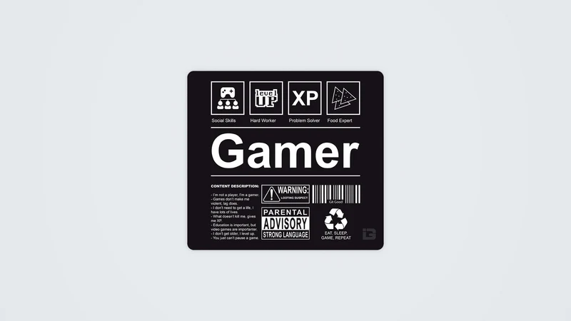 Gamer-Label