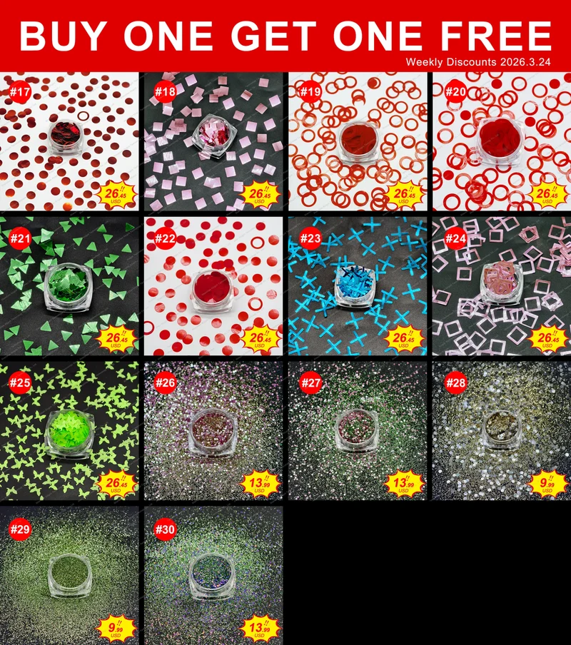 Buy 1 Get 1 Free Factory Direct butterfly Glitter for Crafts Nail Art Bulk Glitter Supply for Nails & Resin