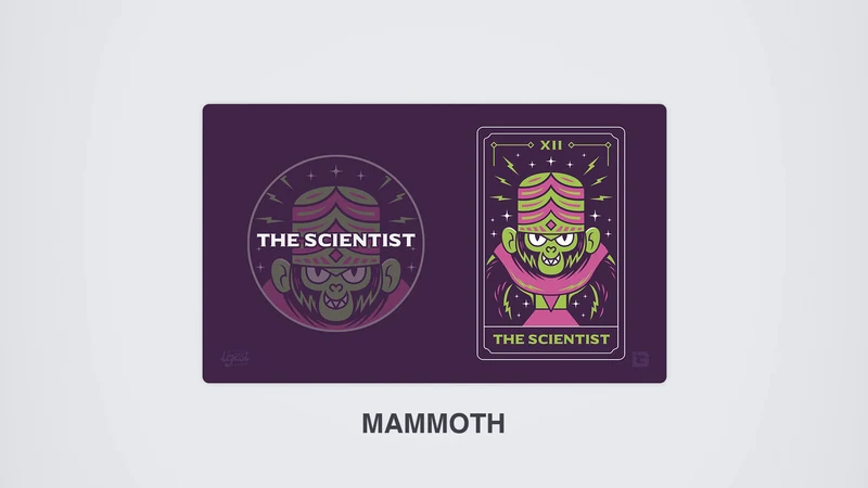 Die Wissenschaftler-Affen-Tarotkarte