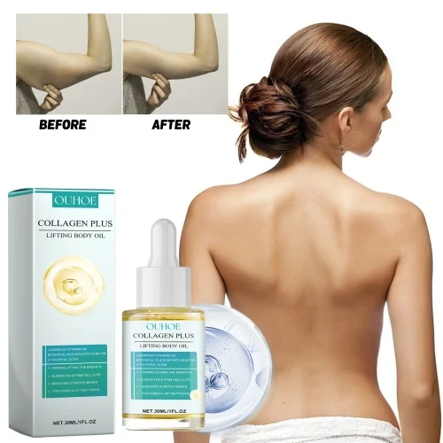 OUHOE Collagen Smooth Skin Lines Hydrating Moisturizing Body Oil