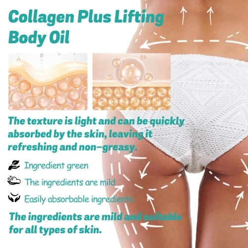 OUHOE Collagen Smooth Skin Lines Hydrating Moisturizing Body Oil