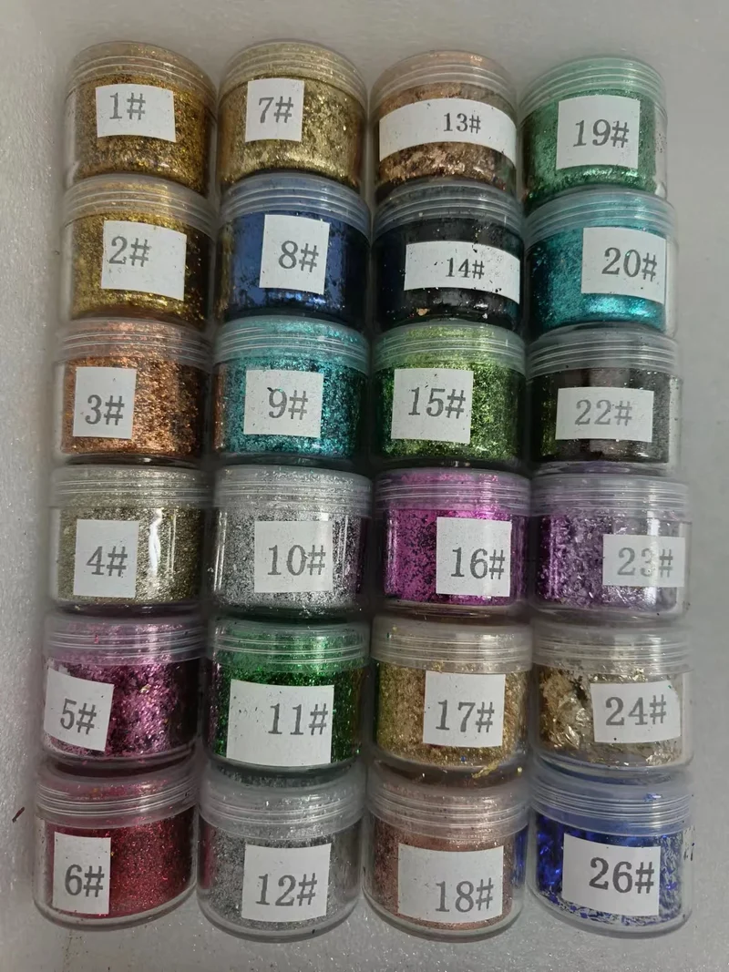 Nail Gold Foil Flakes for Resin Gilding Metal Gold Silver Leaf Flakes for Nails Art Slime-for Diwali Graduation Decorations 1kg