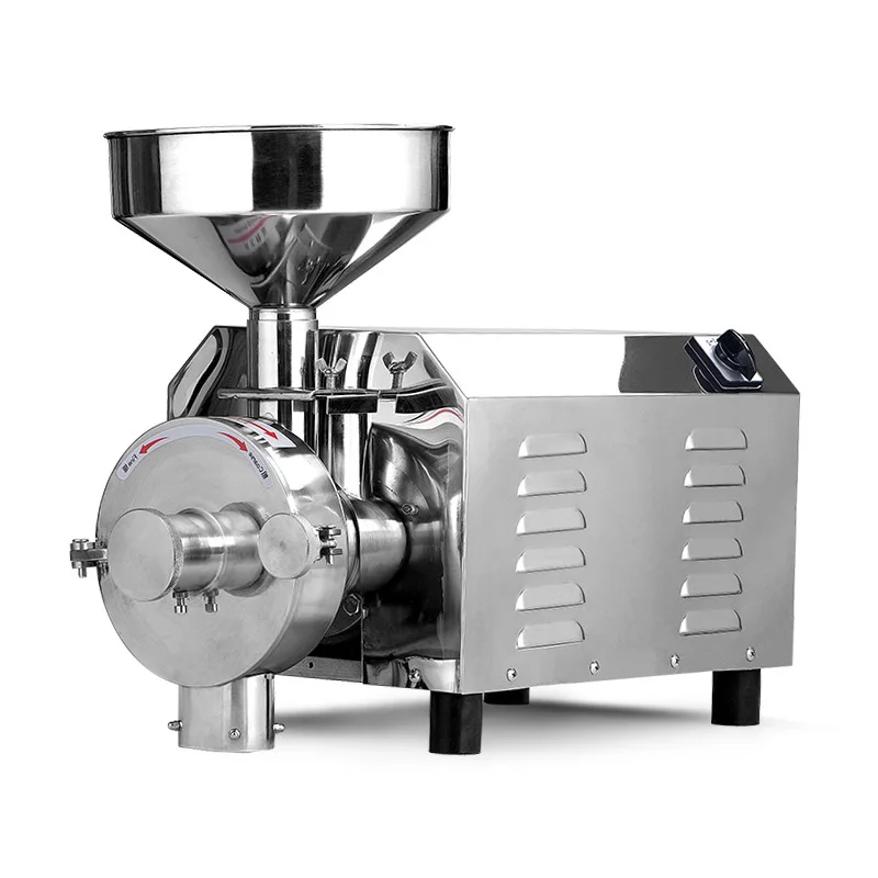 Household Commercial Grinding Machine Stainless Steel Multifunctional Grinding Machine Factory Supply Flour Mill