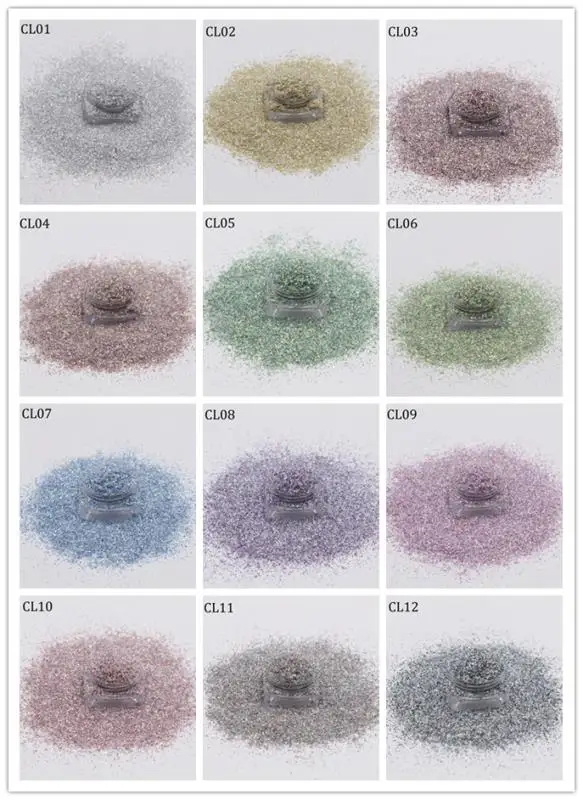 Prime Quality Wholesale PET Glitter Shapes Holographic or Iridescent Chunky Mixes Hexagon Glitter