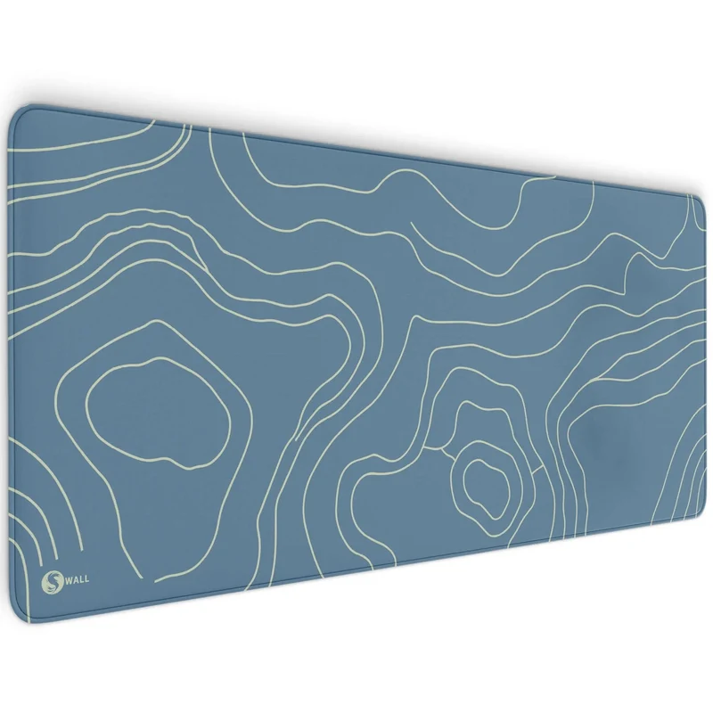 Gaming Mauspad XXL Topografie blau 4mm dick