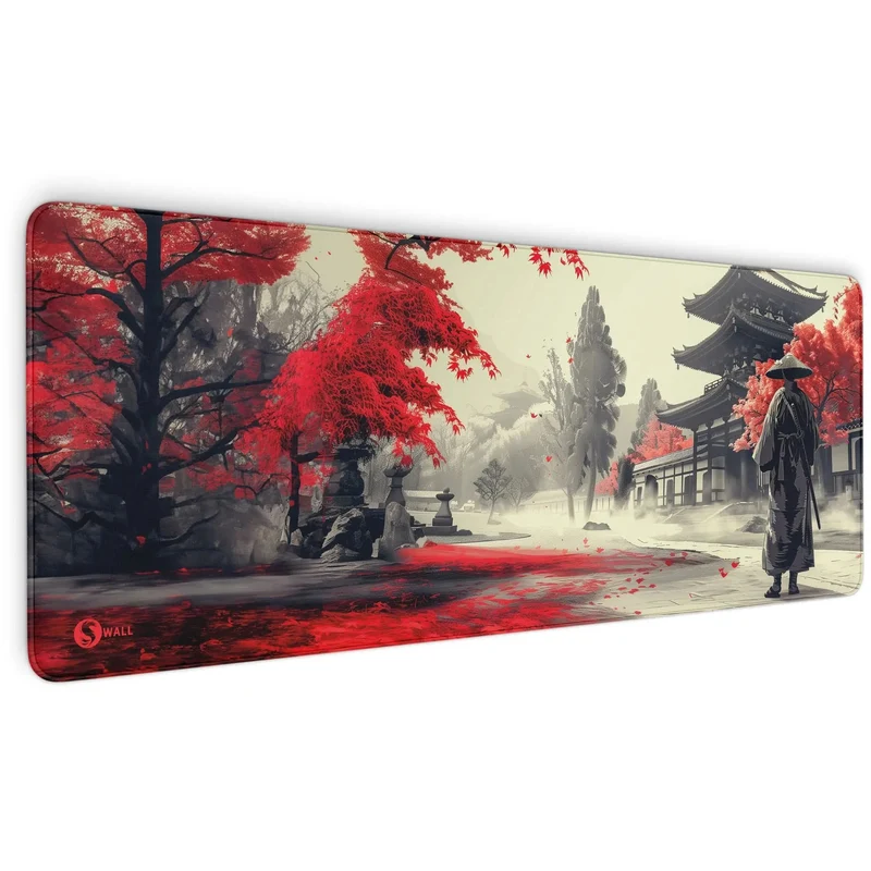 Gaming Mauspad XXL Samurai Ronan Red 90x40 | 80x30 | 45x40 cm 4 mm Premiumdicke