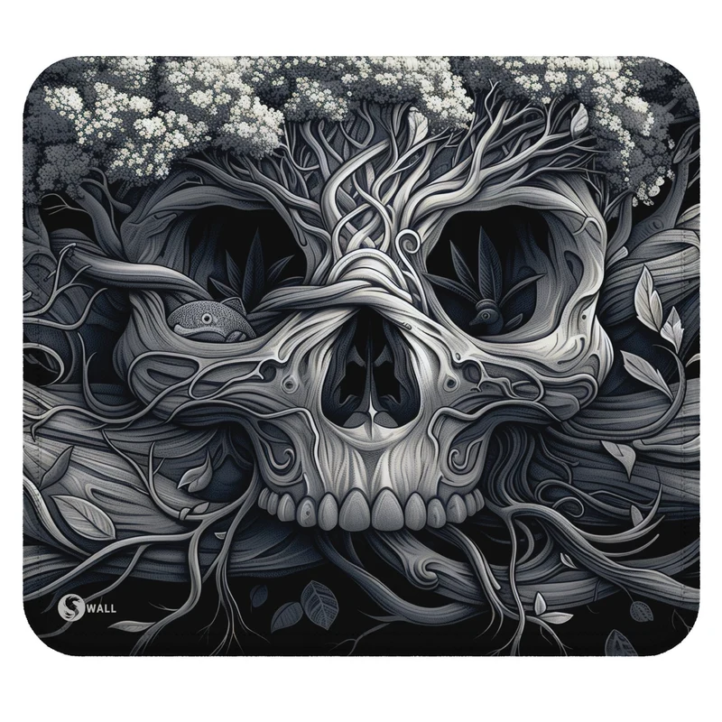Gaming Mauspad XXL Skull Tree 90x40 | 80x30 | 45x40 cm 4mm Premium Dicke