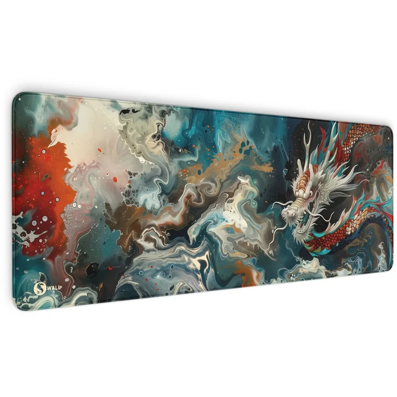 Gaming Mauspad XXL Chinese Dragon 90x40 | 80x30 | 45x40 cm 4mm Premiumdicke