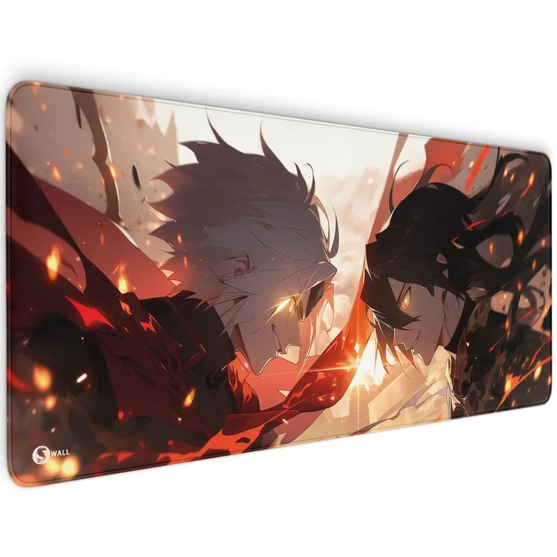 Gaming Mauspad XXL Anime Fight 90x40 | 80x30 | 45x40 cm PREMIUM-DICKE 4 MM